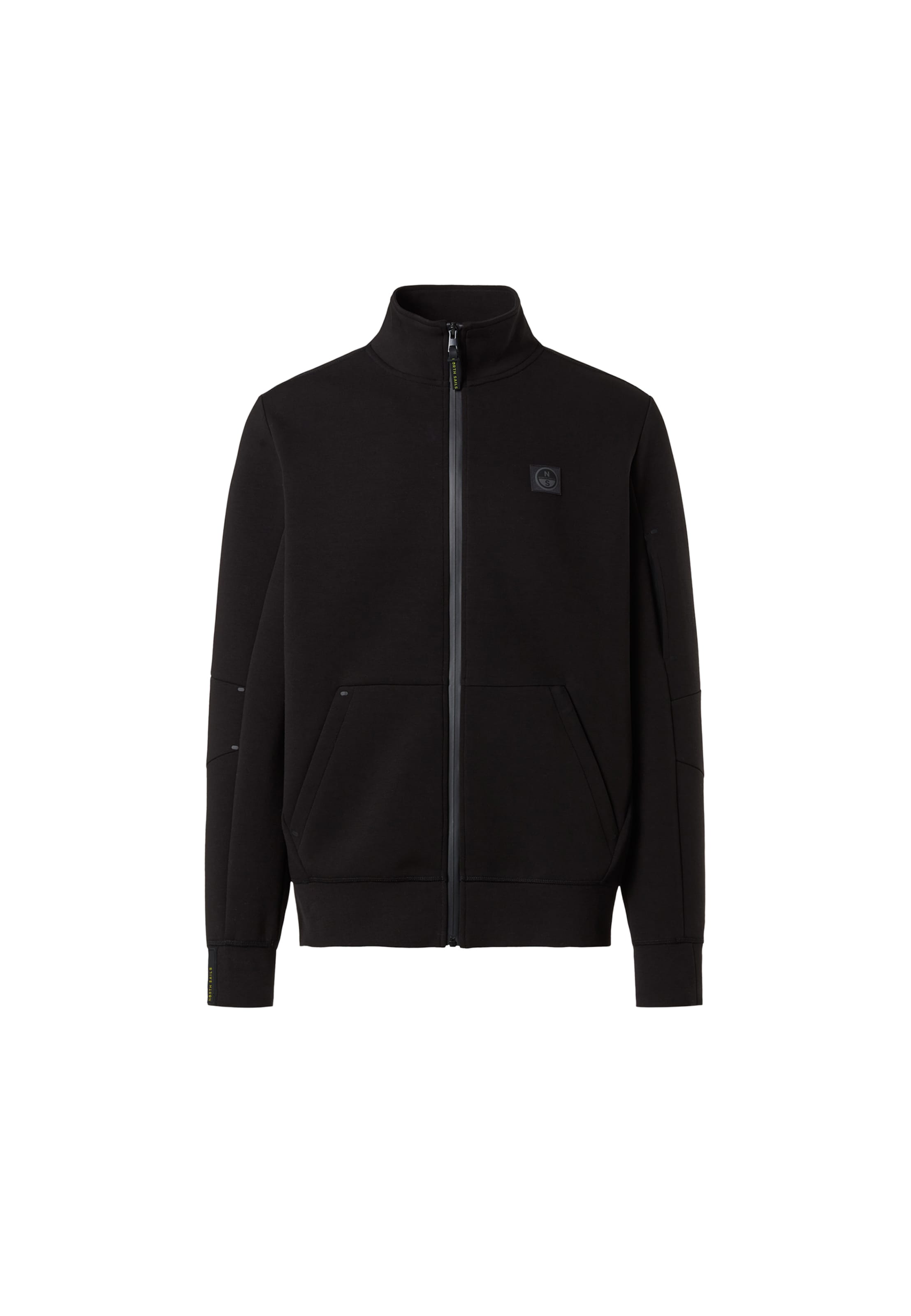 Veste de survêtement North Sails en noir : devant