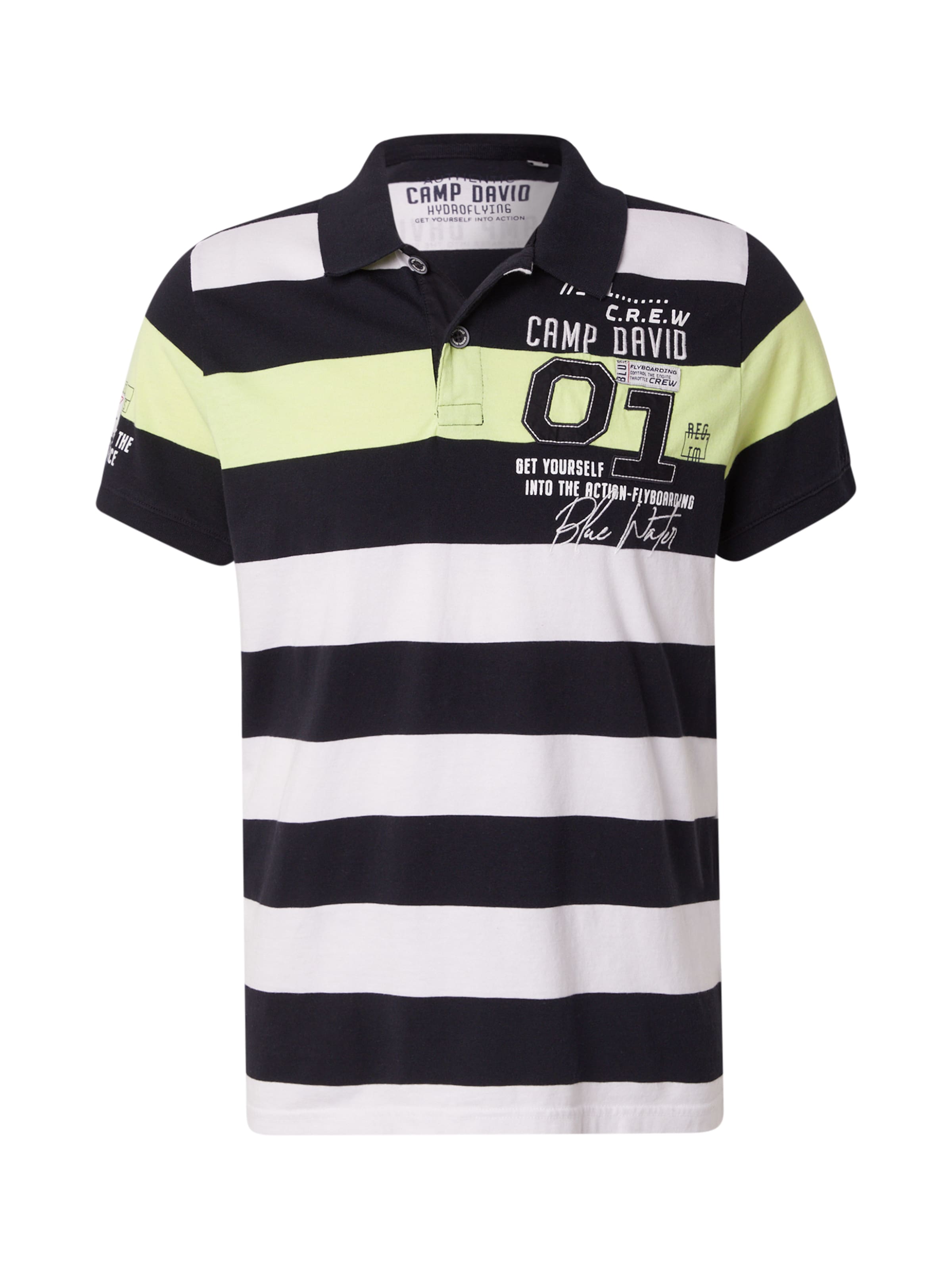 Maglietta di CAMP DAVID in bianco: frontale