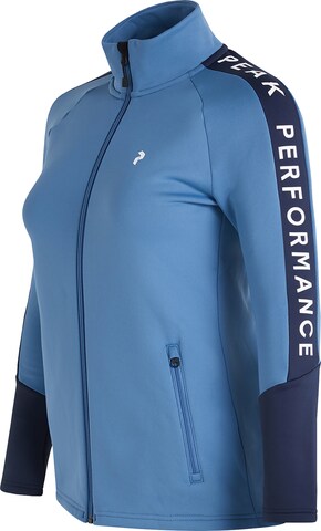 Veste en polaire fonctionnelle 'Rider' PEAK PERFORMANCE en bleu