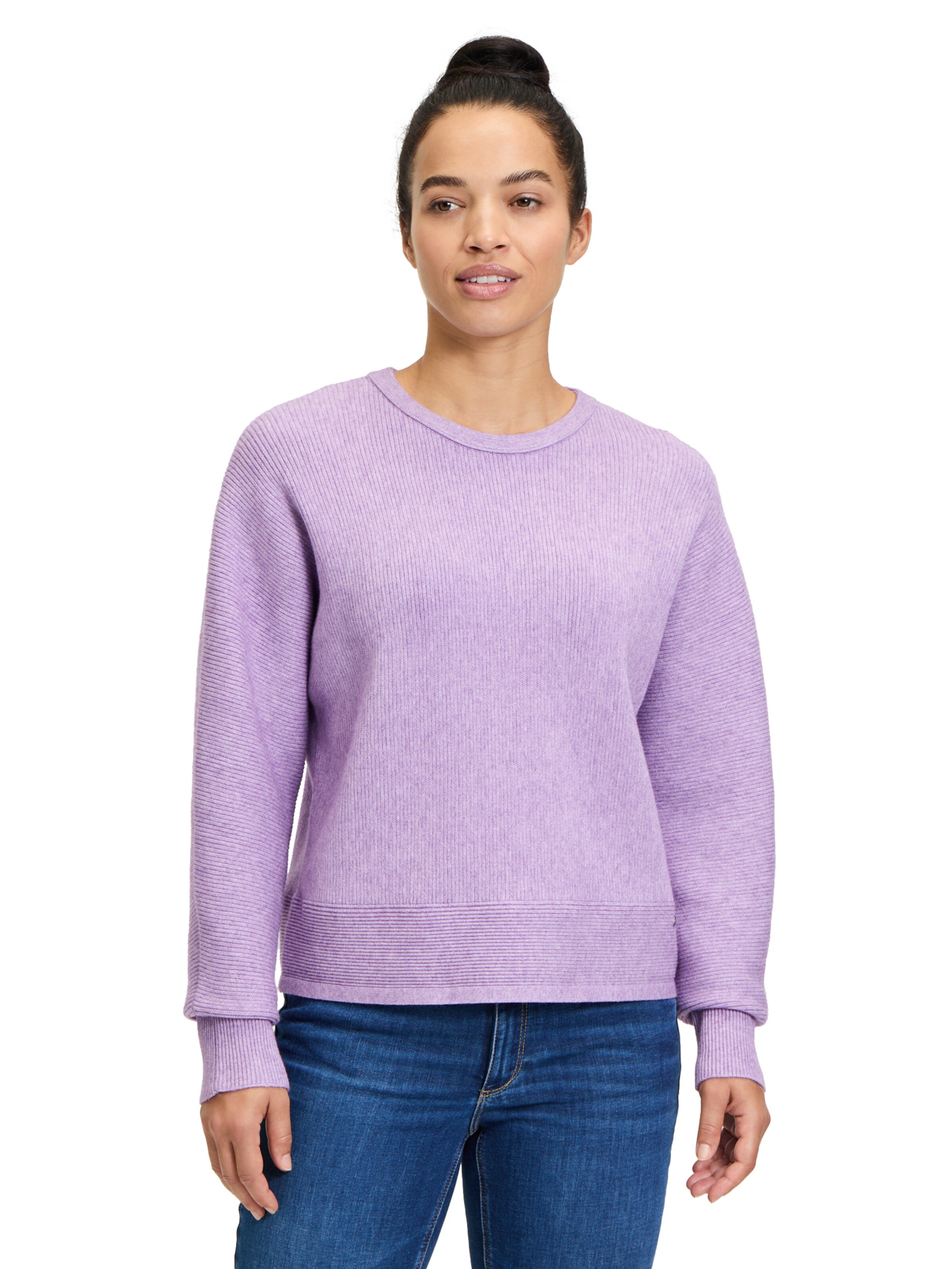 Pull-over Betty & Co en violet : devant