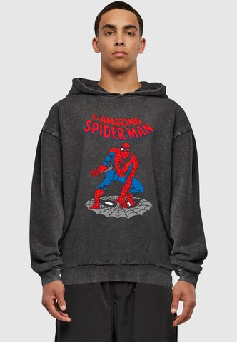 Felpa 'Marvel Universe - The Amazing Spider-Man' di ABSOLUTE CULT in nero: frontale