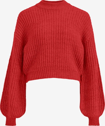 VILA Sweater 'FELO' in Red: front