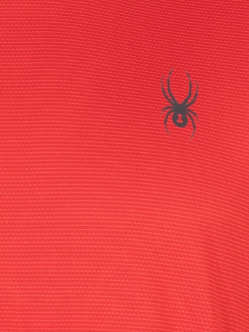 sarkans Spyder Sporta krekls