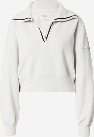 Abercrombie & Fitch Sweatshirt 'DRAMA' in Grey: front