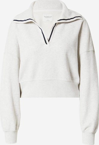 Abercrombie & Fitch Sweatshirt 'DRAMA' i grå: framsida