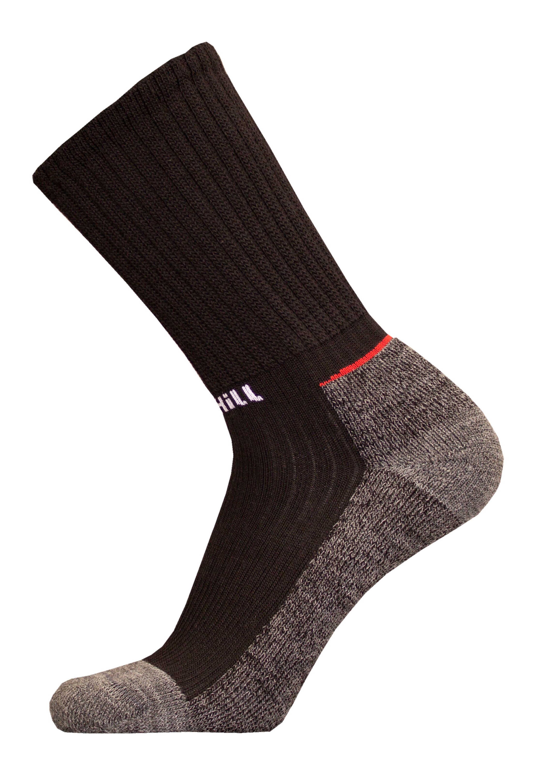 UphillSport Athletic Socks in Black: front