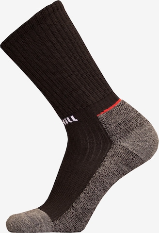 UphillSport Athletic Socks in Black: front