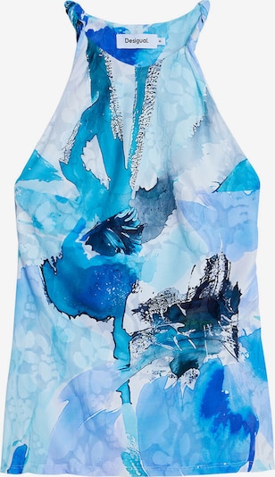 Palaidinė be rankovių iš Desigual, spalva – mėlyna / vandens spalva / šviesiai mėlyna / balta, Prekių apžvalga