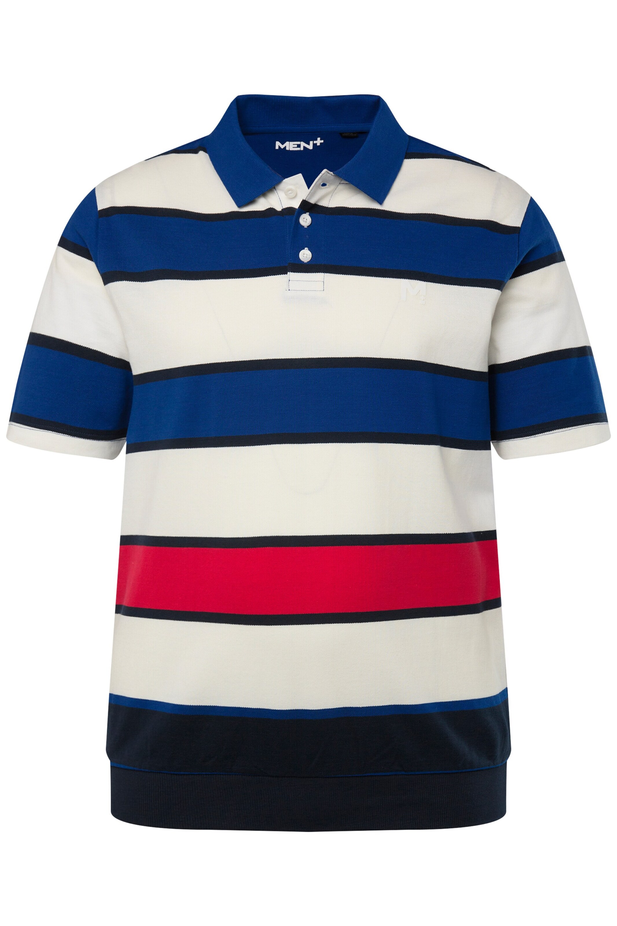 T-Shirt Men Plus en bleu : devant