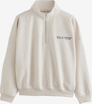 self. - Sudadera en beige: frente