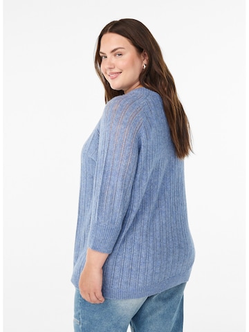 Pull-over 'Winnie' Zizzi en bleu