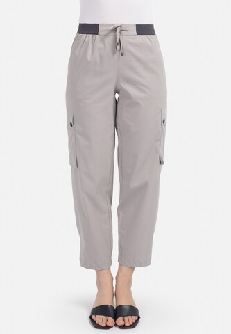 HELMIDGE Loose fit Cargo Pants in Grey: front