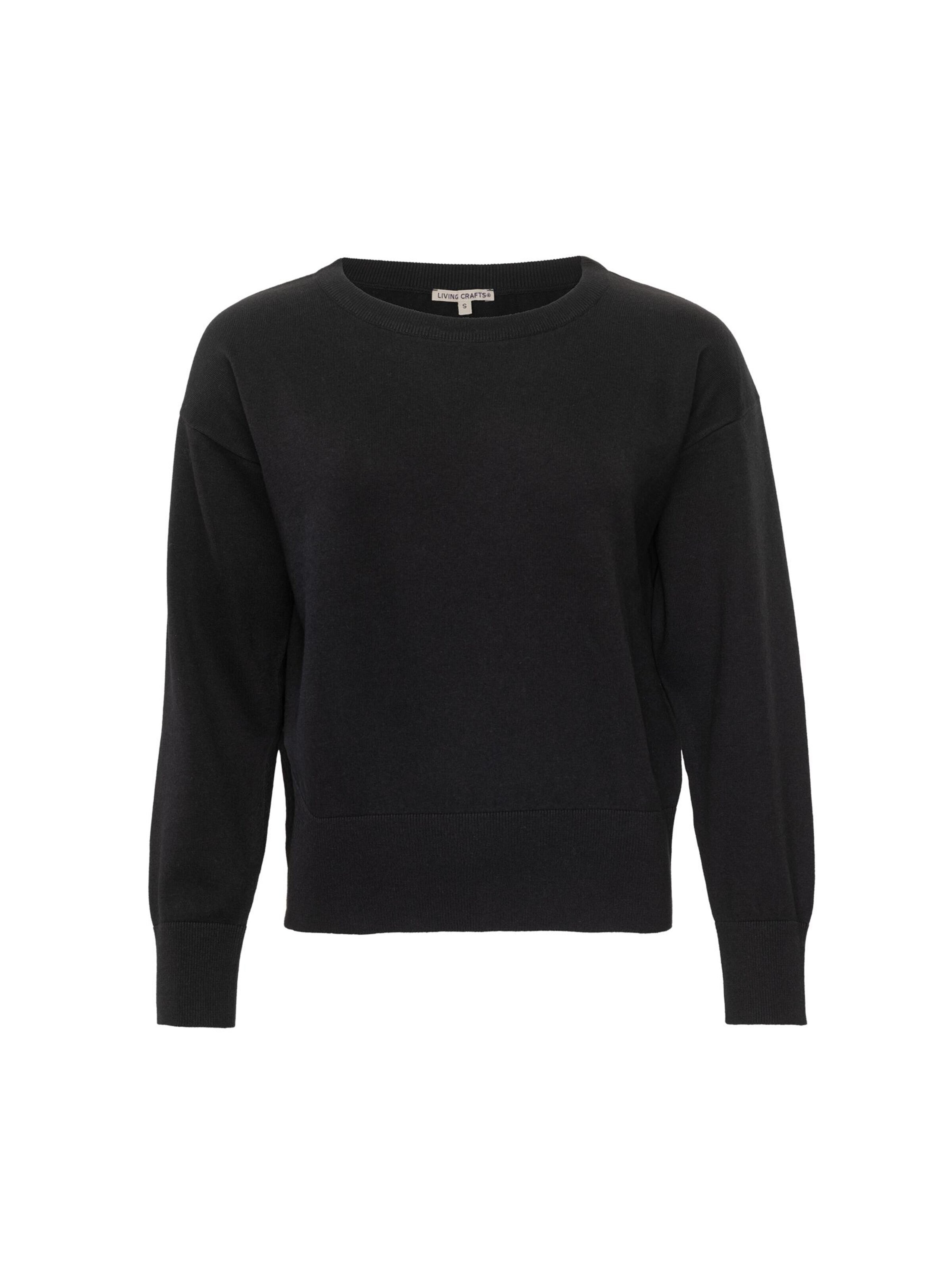 Living Crafts Pullover 'UNDINE'‌‌ in Schwarz: Vorderseite