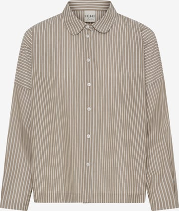 ICHI - Blusa 'GILEY' em bege: frente