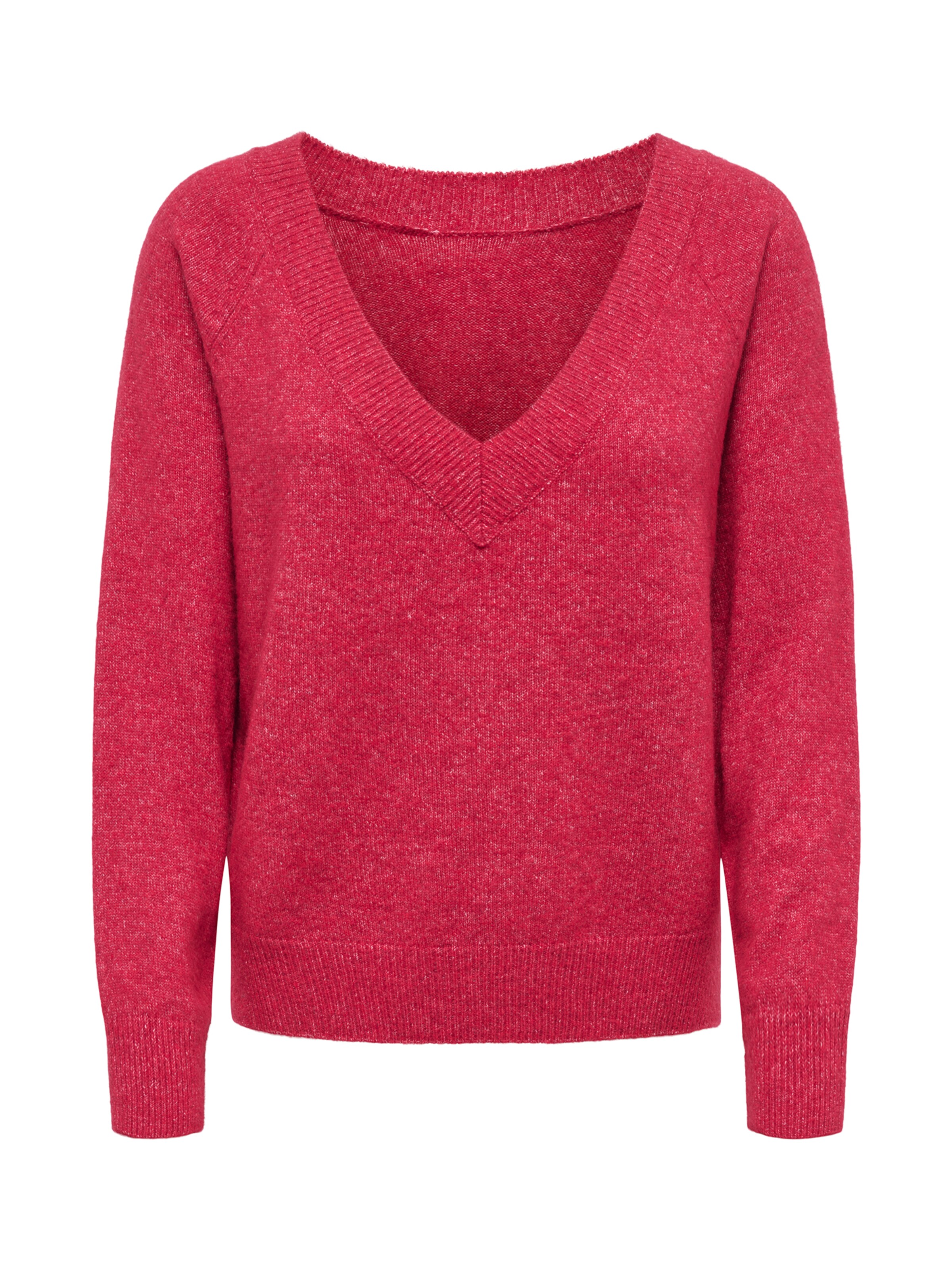 ONLY Trui 'ONLELINOR' in Rood: voorkant