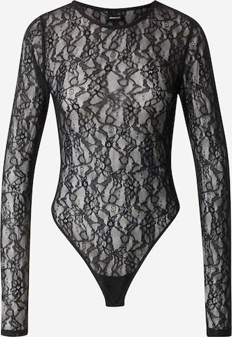 Gina TricotBodi majica - crna boja: prednji dio