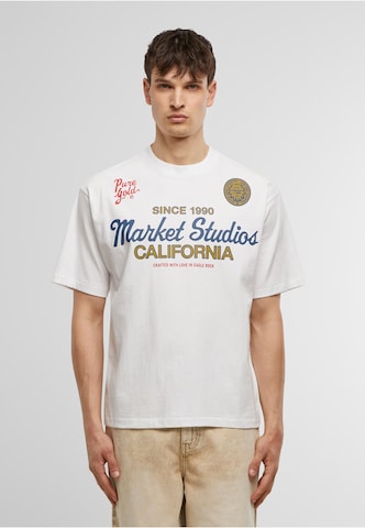 MARKET T-Shirt 'Pure Gold' in Weiß