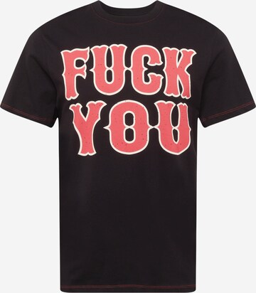 King Kerosin - Camisa 'F You' em preto: frente