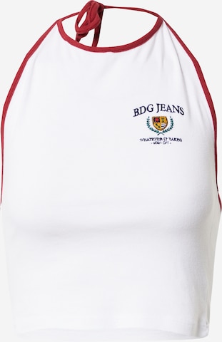 BDG Urban OutfittersTop - bijela boja: prednji dio