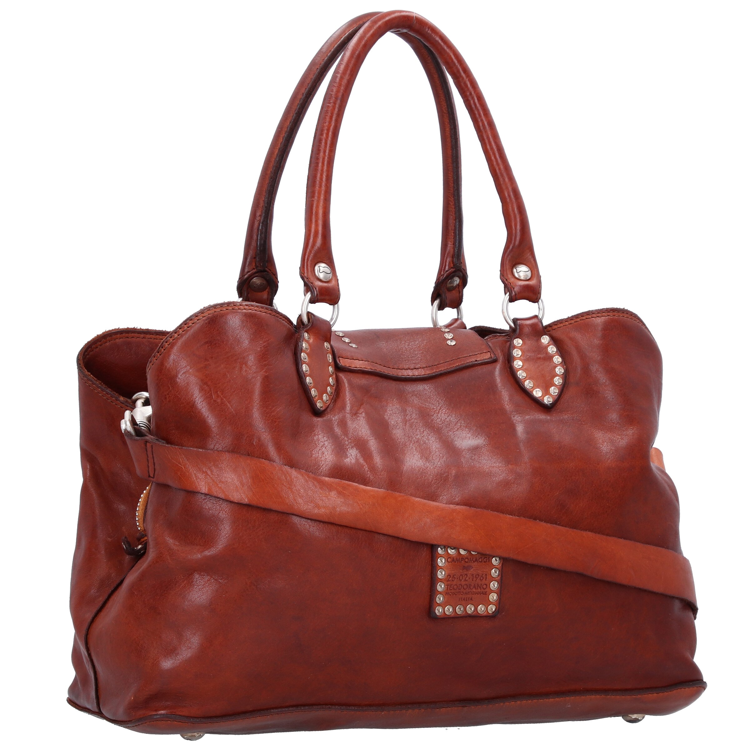 Frauen Taschen & Rucksäcke Campomaggi Schultertasche in Cognac - GB30462 Frauen Taschen & Rucksäcke Campomaggi Schultertasche in Cognac - GB30462