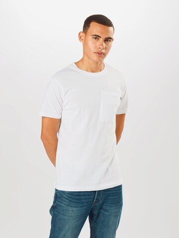Urban Classics Regular fit Тениска в бяло: отпред