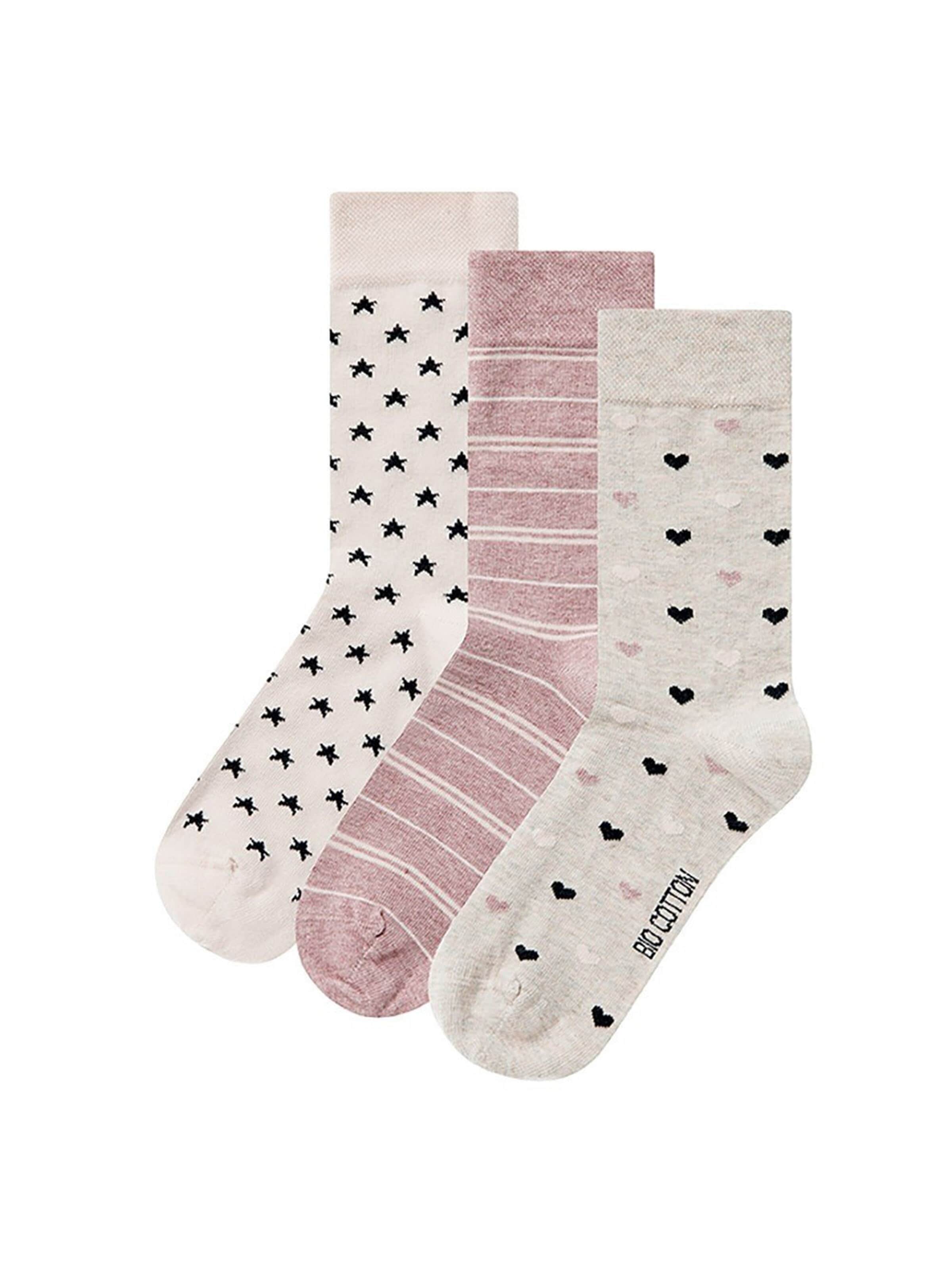 Apollo Traditional socks 'Bio' in Pink