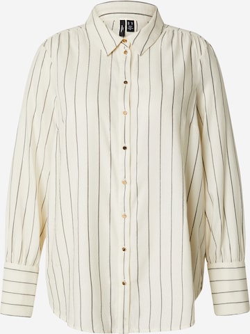 Vero Moda Curve Pusero 'VMCGORI' värissä beige: etupuoli