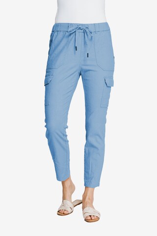 Zhrill Slim fit Cargo Pants in Blue