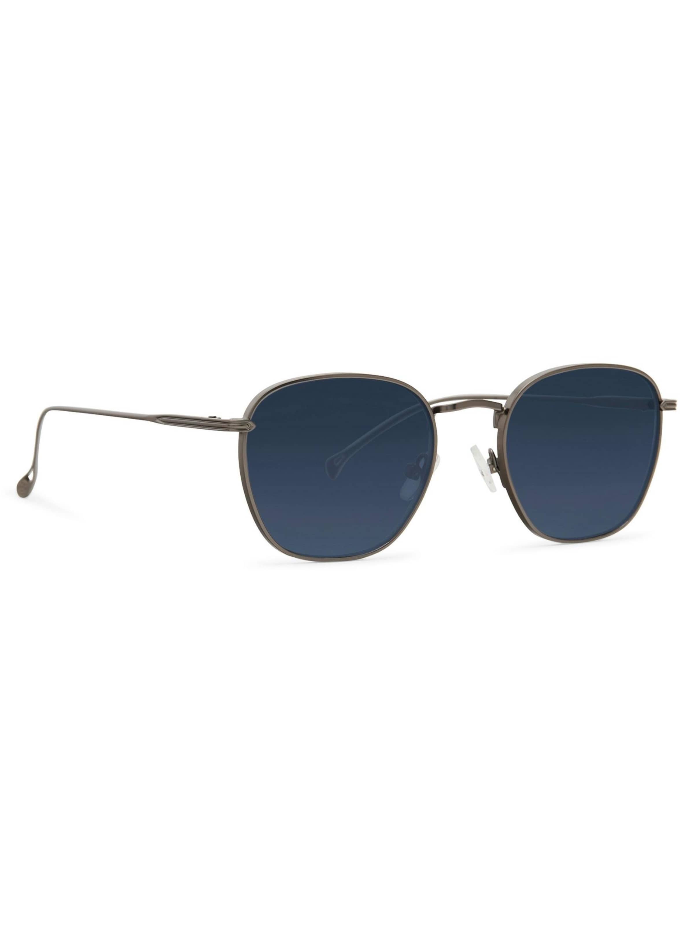 Lunettes de soleil 'Solo-Solis Modern Panto Sonnenbrille' Maxte en bleu
