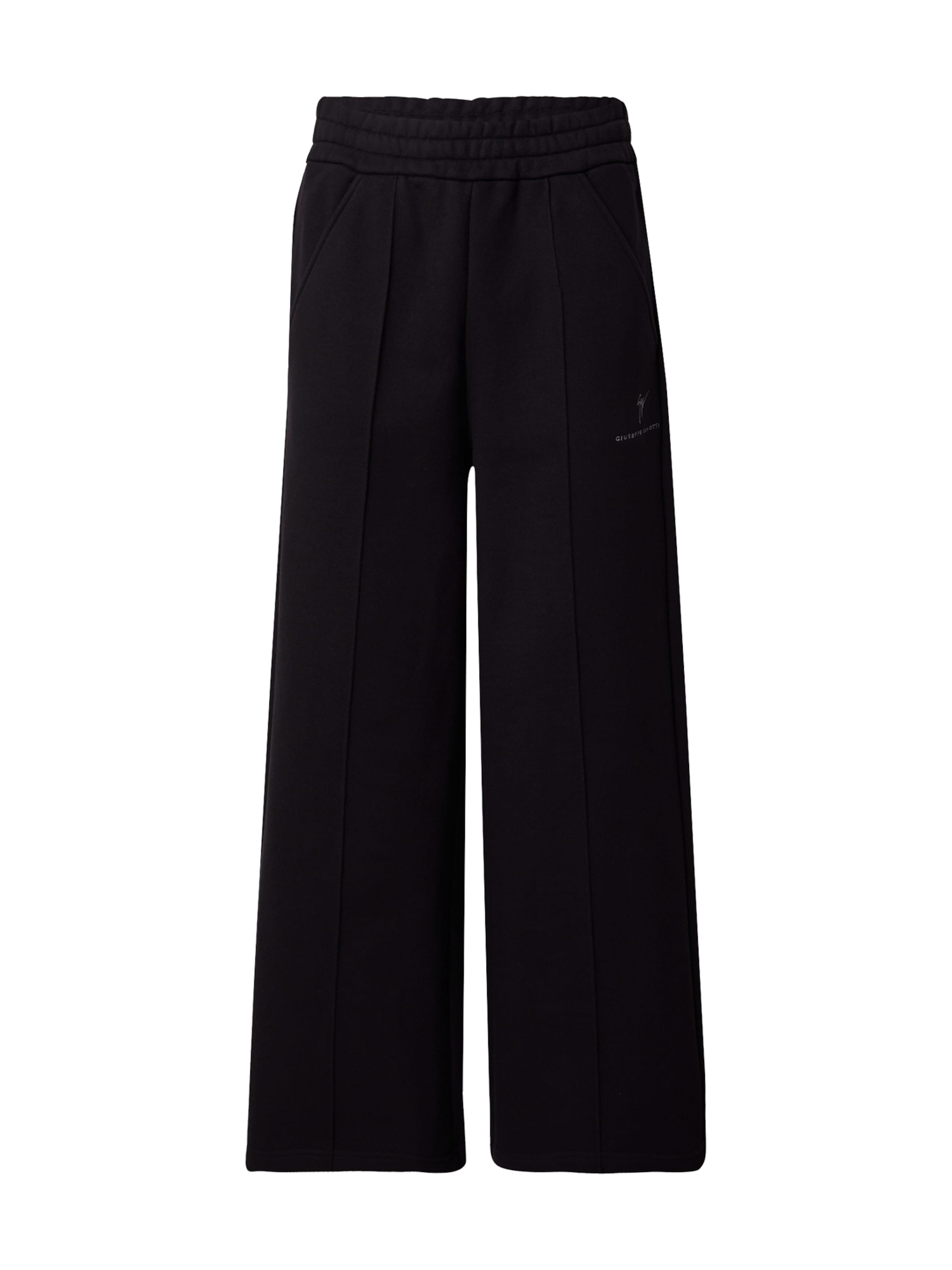 Giuseppe Zanotti - Perna larga Calças em preto: frente