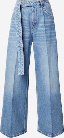 HUGO Red Wide leg Jeans 'Galeva' in Blauw: voorkant