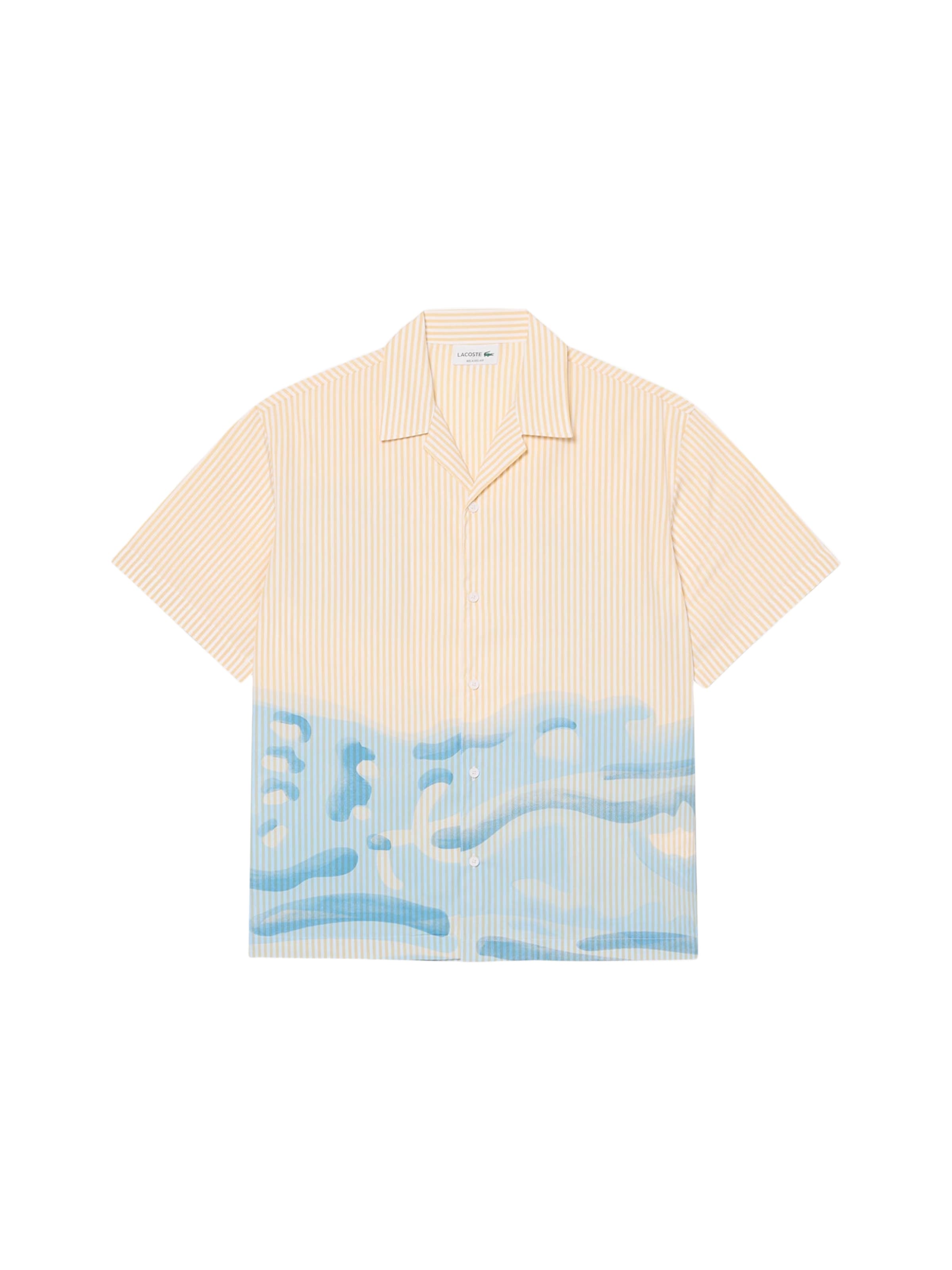 Regular fit Camicia di LACOSTE in beige: frontale