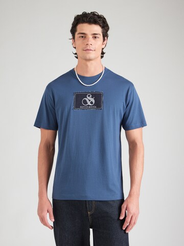 SCOTCH & SODA Tričko – modrá: přední strana