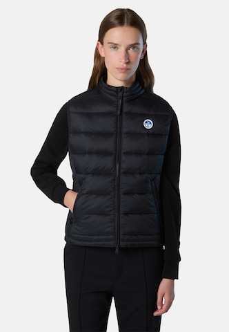 North Sails Bodywarmer 'Galia' in Zwart: voorkant