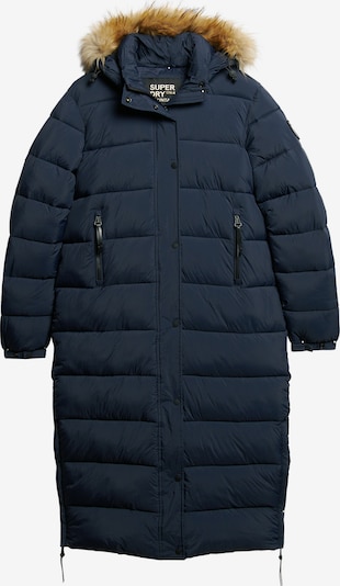 Superdry Winter Coat in marine blue / Light brown, Item view