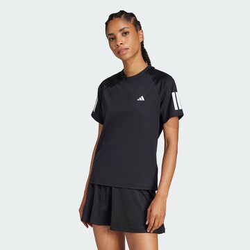 ADIDAS PERFORMANCE Функциональная футболка 'Club' в Черный: спереди