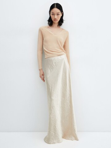 MANGO Trui 'Kling' in Beige