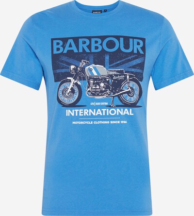 Barbour International Shirt 'Greenwood' in de kleur Navy / Hemelsblauw / Wit, Productweergave
