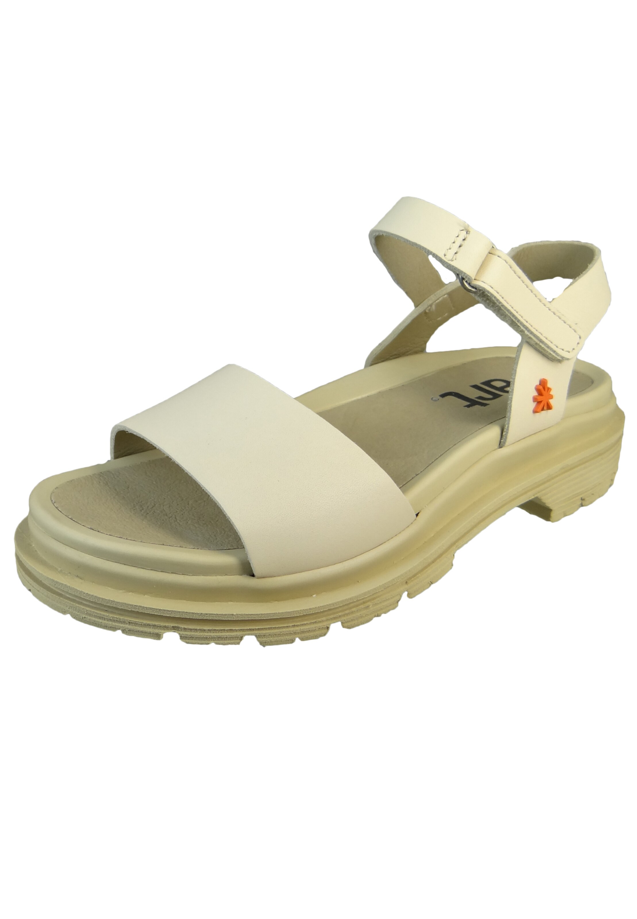 Sandales 'Birmingham Grass Waxed' ART en beige : devant