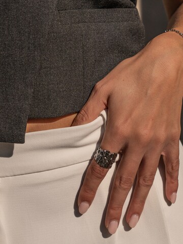 hiBALI Ring 'Chunky Ring'‌‌‌‌‌‌‌ in Silber