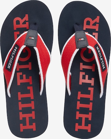TOMMY HILFIGER Teenslippers in Rood