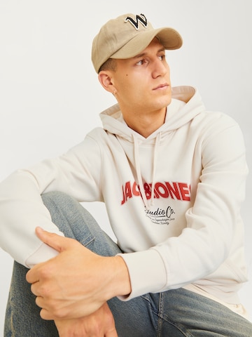 JACK & JONES Sweatshirt 'JORBRONX' in Wit