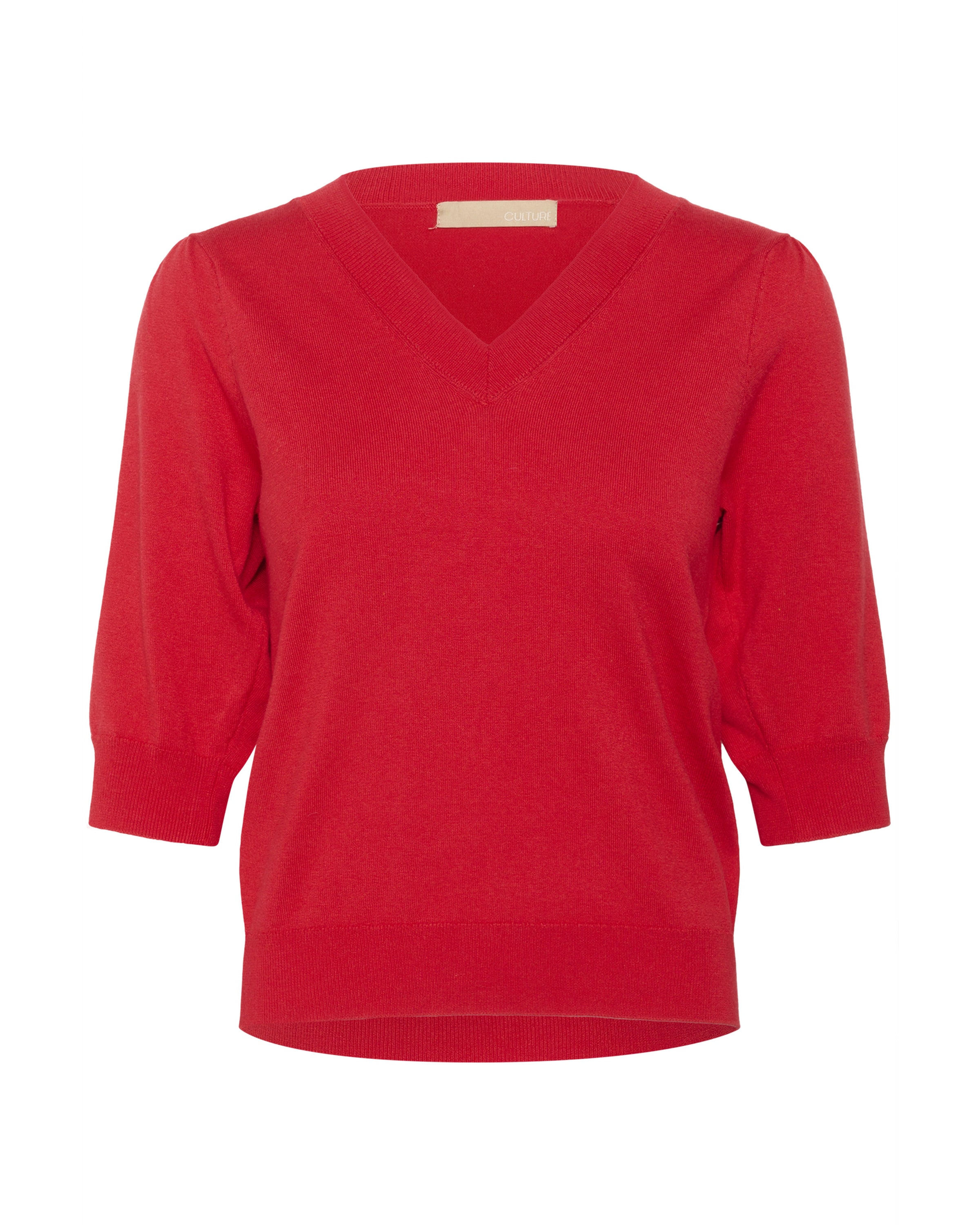 CULTURE Pullover 'CUPinnie' in Rot: Vorderseite