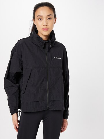 COLUMBIA - Chaqueta de montaña 'Paracutie' en negro: frente