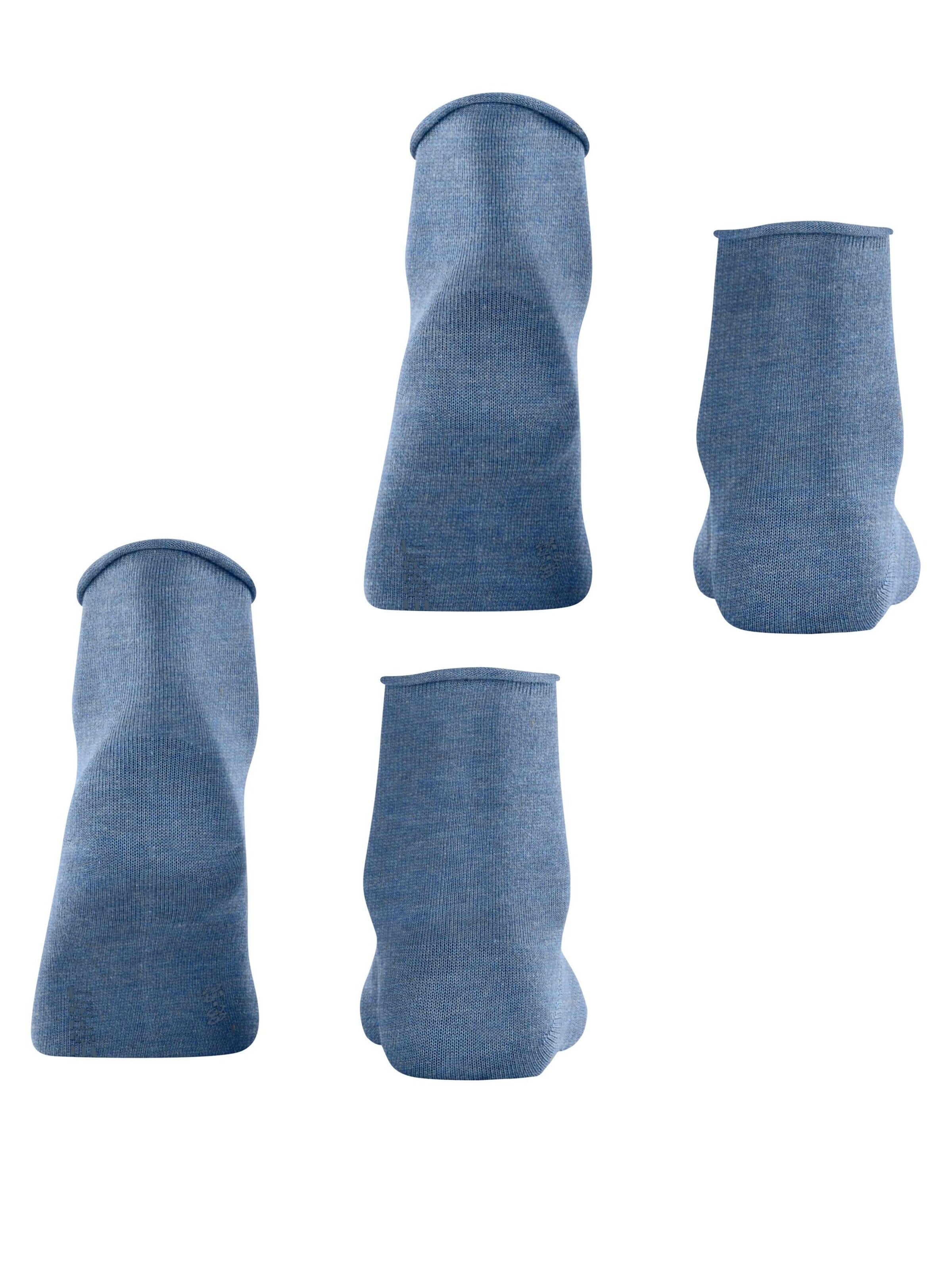 ESPRIT Socken 'Basic Pure 2-Pack'‌‌ in Blau