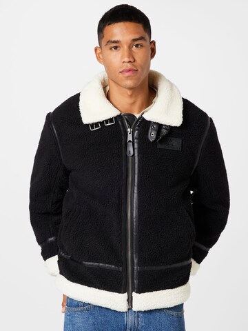 ALPHA INDUSTRIES Jacke in Schwarz: Vorderseite