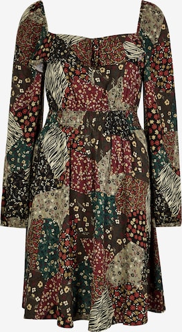 Robe ' ' Apricot en marron : devant