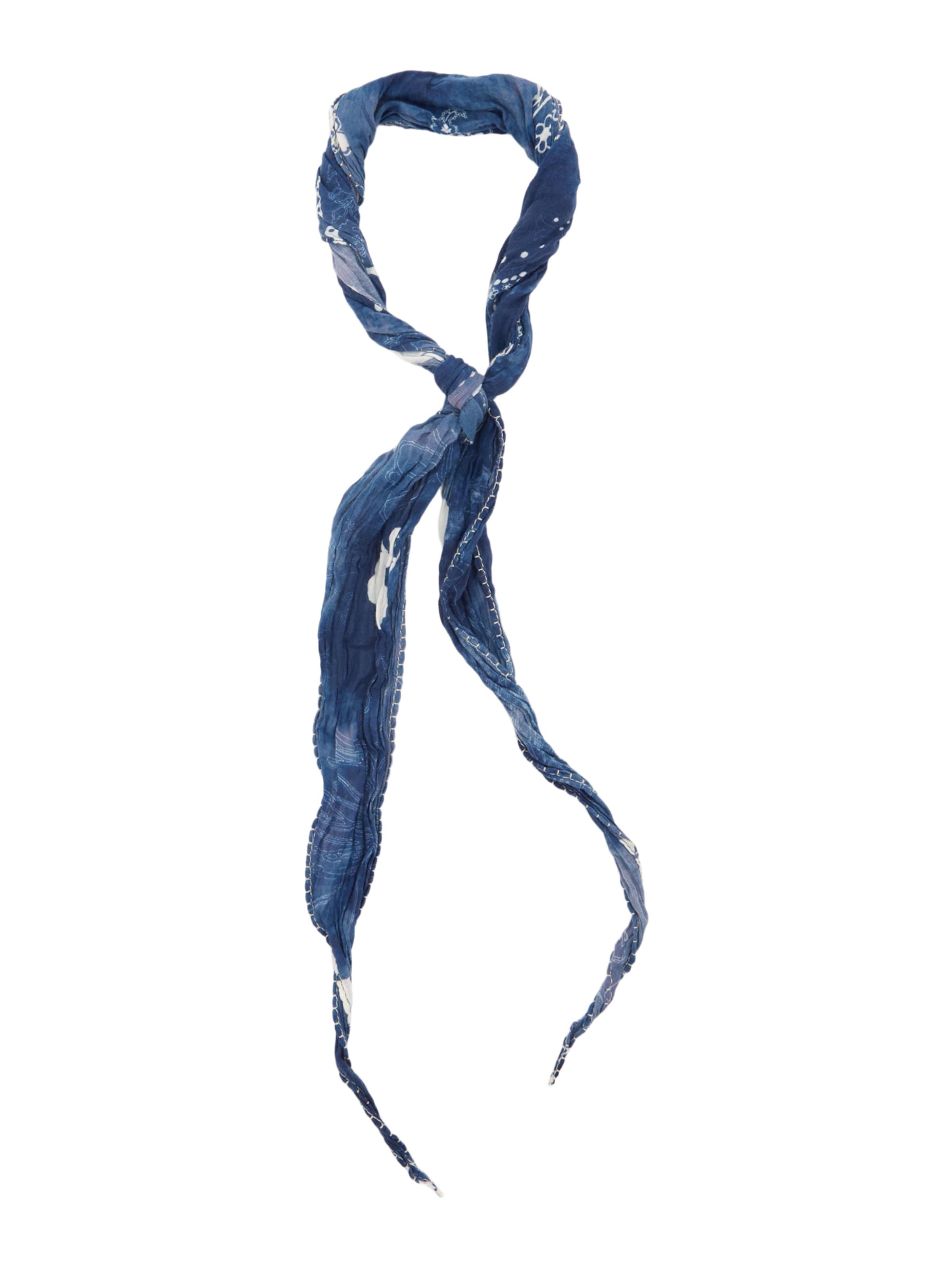 Fular 'PALUELO' de la Pull&Bear pe albastru: față