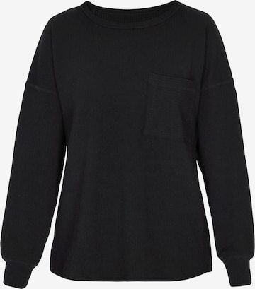 Sweat-shirt 'Comfy' MUTHA en noir : devant