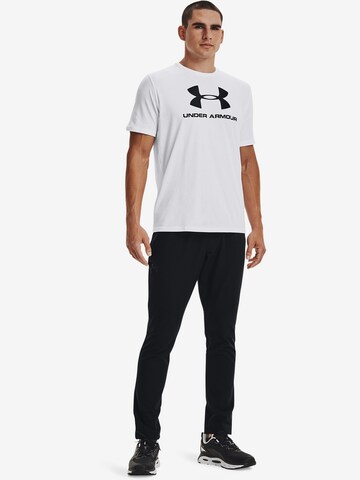 UNDER ARMOUR Regular Fit Sportshirt in Weiß